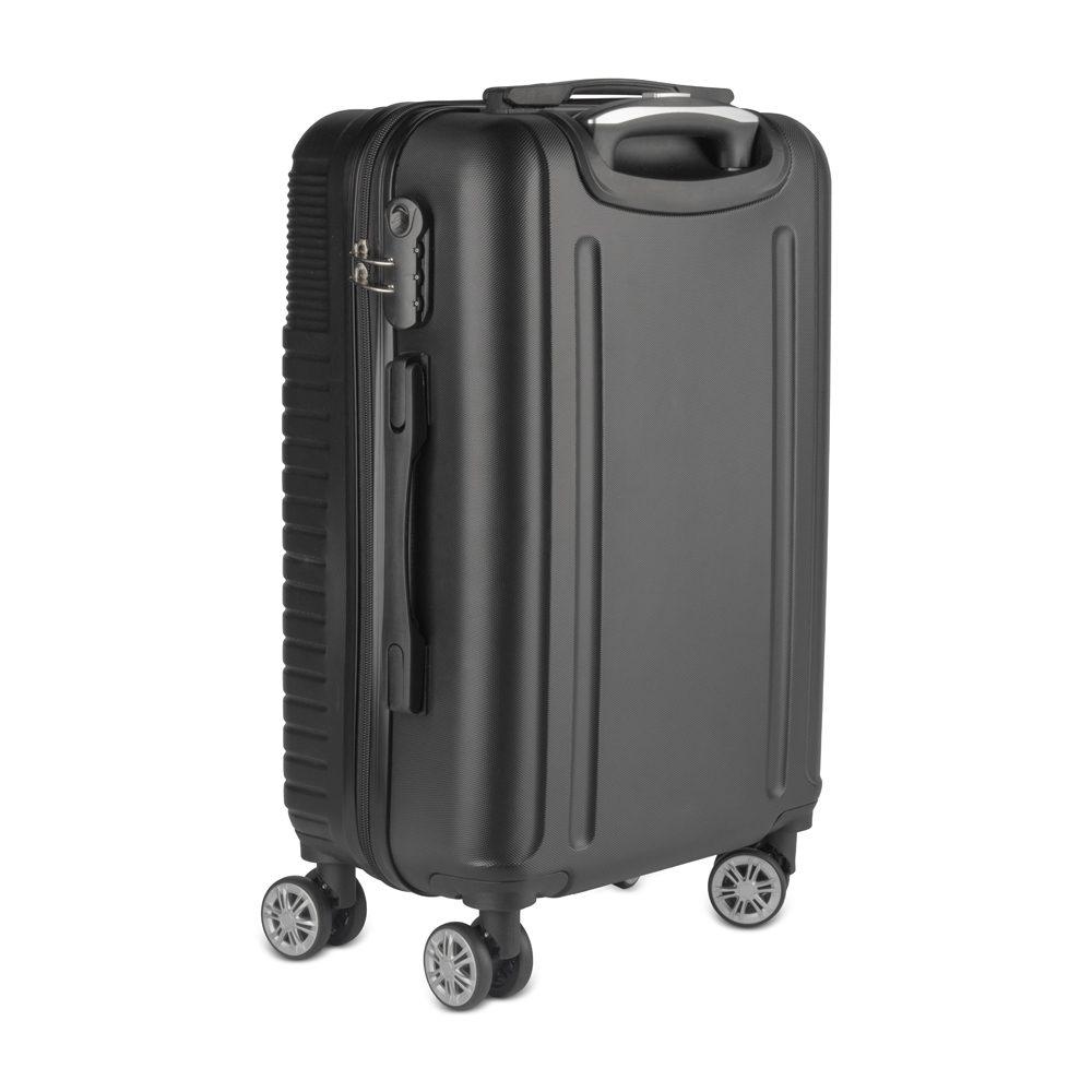 Mala de viagem em ABS VG1555 na cor Preto, brinde personalizado Sky Brindes