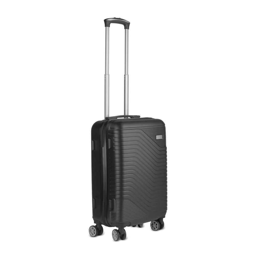 Mala de viagem em ABS VG1555 na cor Preto, brinde personalizado Sky Brindes