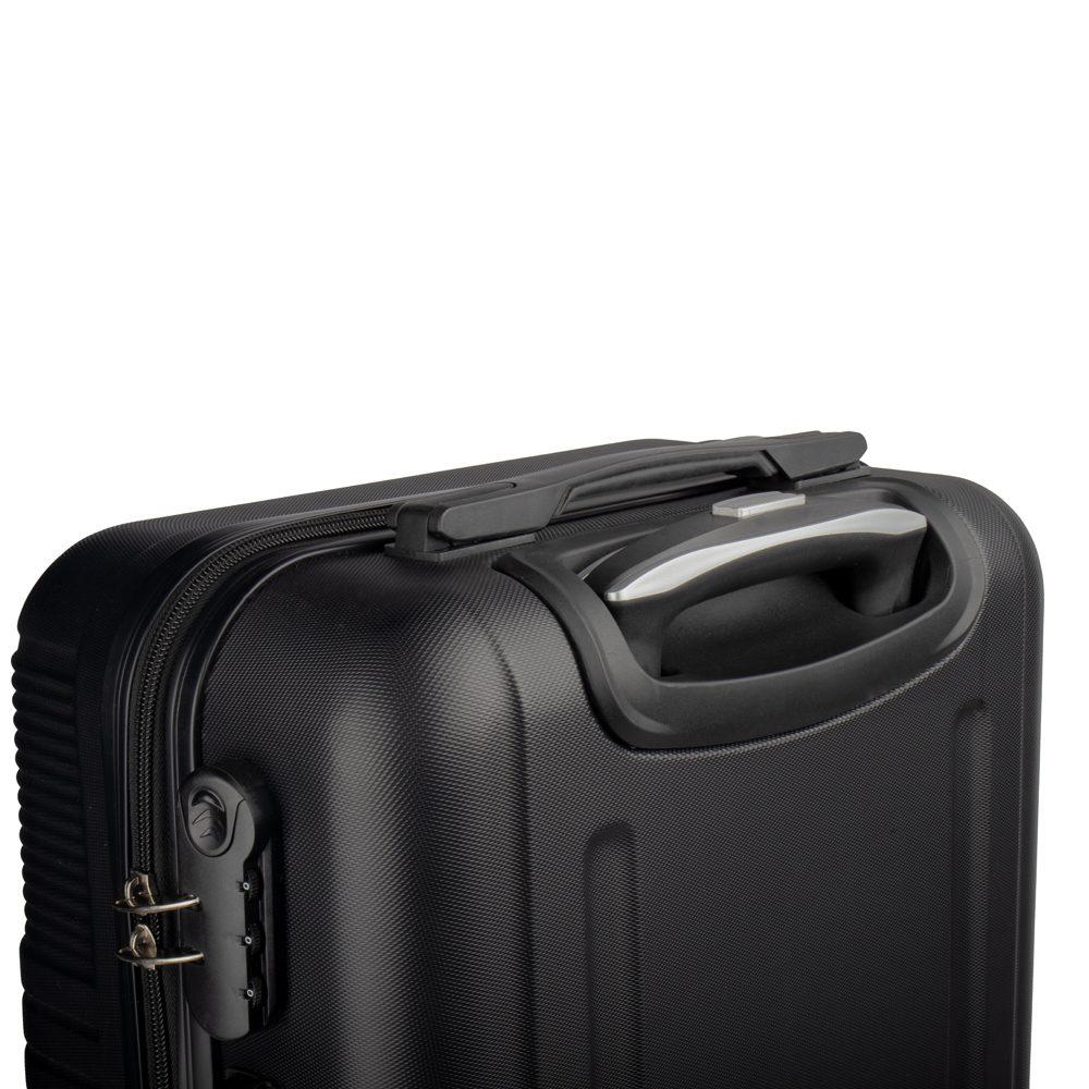 Mala de viagem em ABS VG1555 na cor Preto, brinde personalizado Sky Brindes