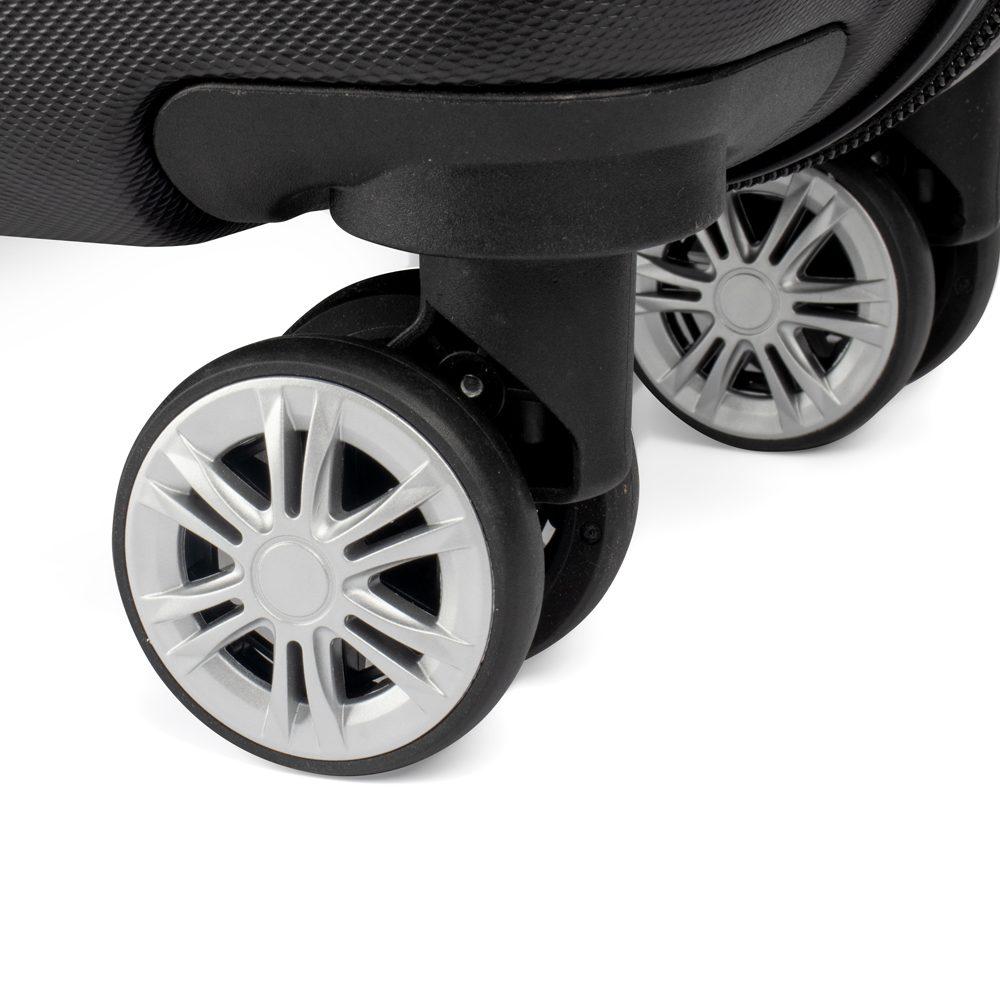 Mala de viagem em ABS VG1555 na cor Preto, brinde personalizado Sky Brindes