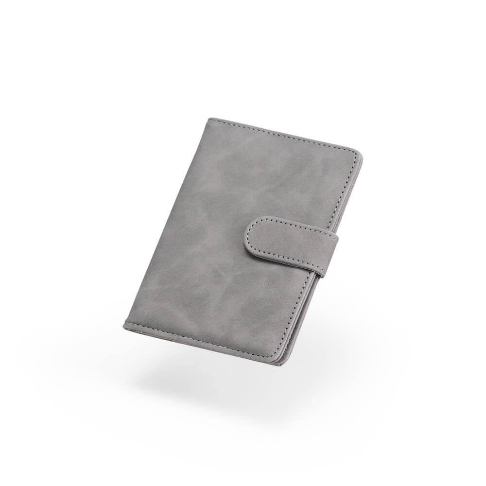 Porta-passaporte VG1651 na cor Azul escuro, brinde personalizado Sky Brindes