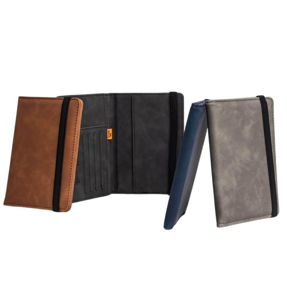 Porta-passaporte VG1652 na cor Marrom, brinde personalizado Sky Brindes
