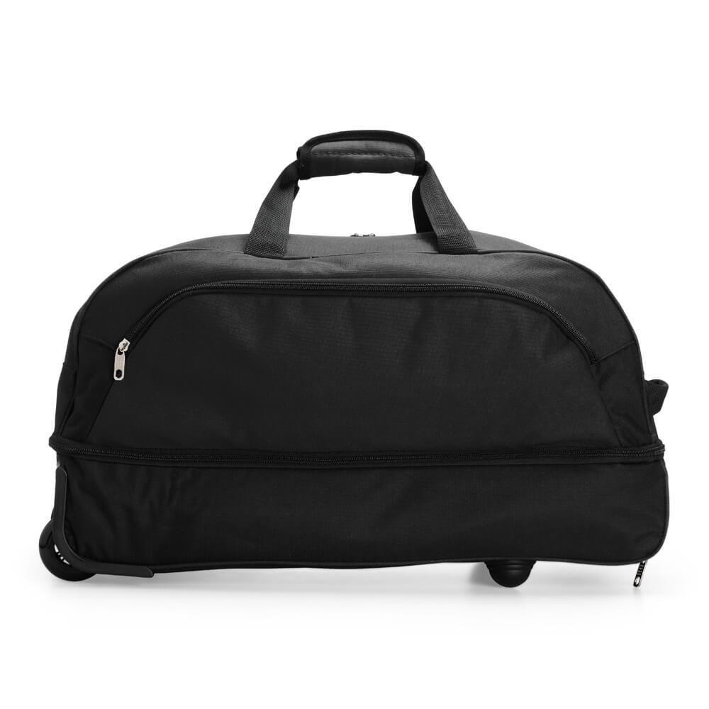 Mala de Viagem 51 Litros VG1654 na cor Preto, brinde personalizado Sky Brindes