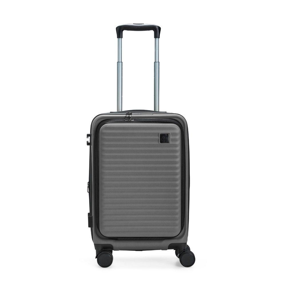 Mala de Bordo 32 Litros VG1656 na cor Cinza escuro, brinde personalizado Sky Brindes