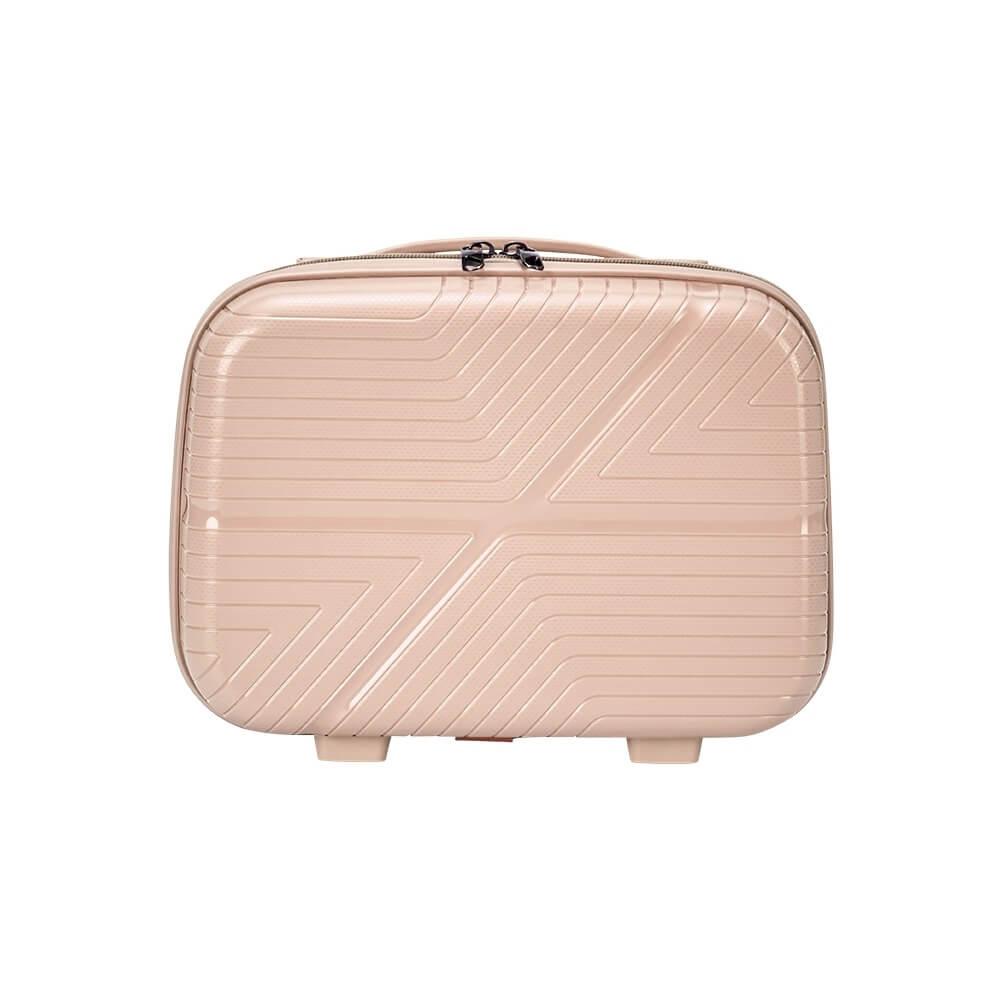 Frasqueira Plástica para Mala VG1659 na cor Rosa, brinde personalizado Sky Brindes