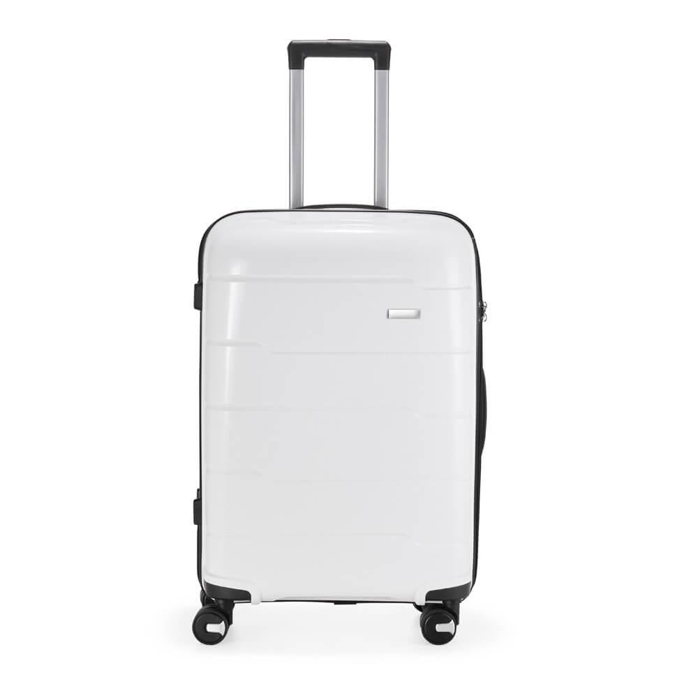 Mala de Viagem 64 Litros VG1660 na cor Branco, brinde personalizado Sky Brindes