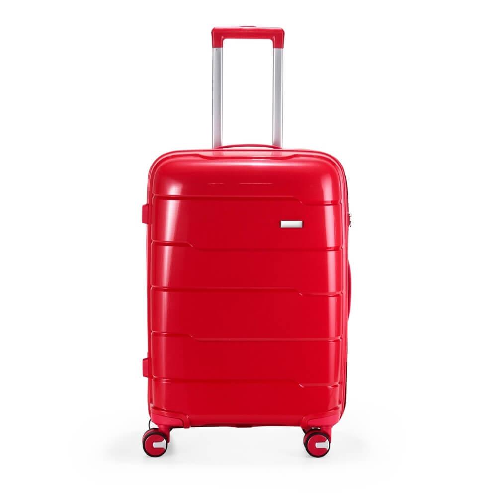 Mala de Viagem 64 Litros VG1660 na cor Vermelho, brinde personalizado Sky Brindes