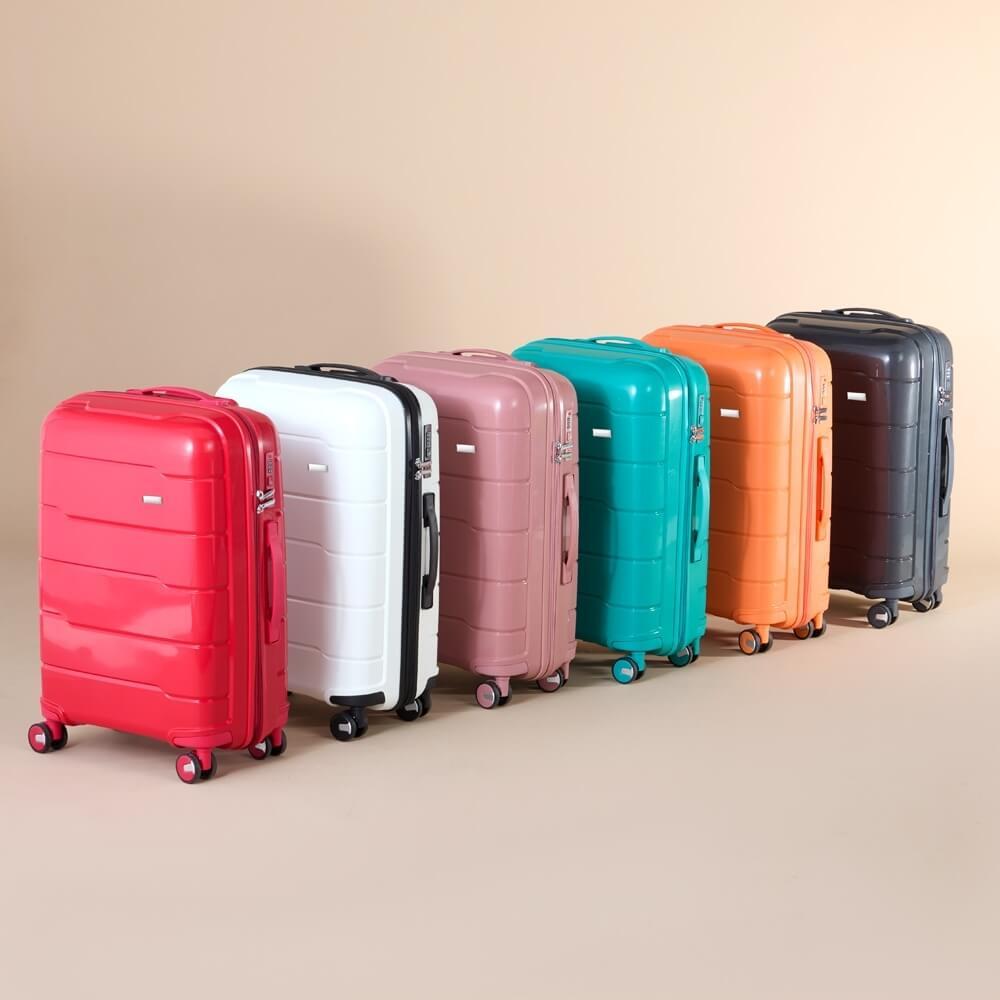 Mala de Viagem 64 Litros VG1660 na cor Branco, brinde personalizado Sky Brindes