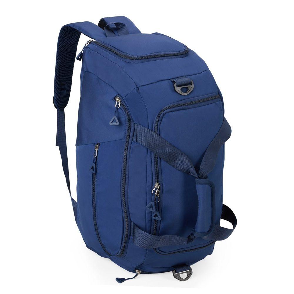 Bolsa Esportiva Oxford 42 Litros VG1667 na cor Azul escuro, brinde personalizado Sky Brindes