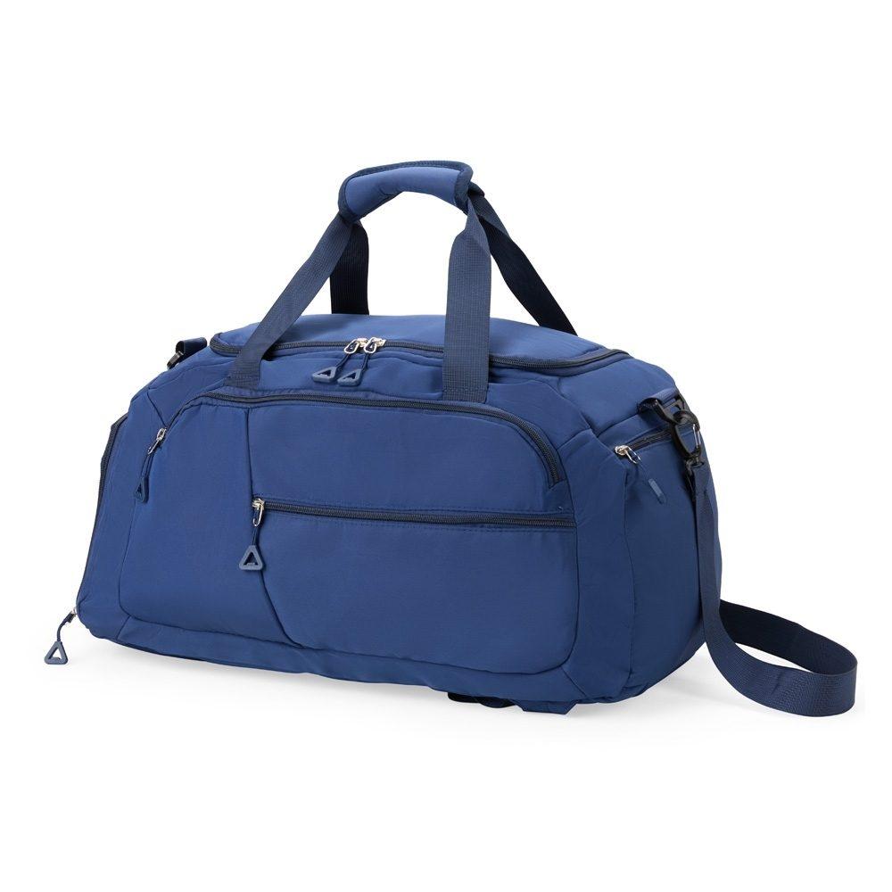Bolsa Esportiva Oxford 42 Litros VG1667 na cor Azul escuro, brinde personalizado Sky Brindes