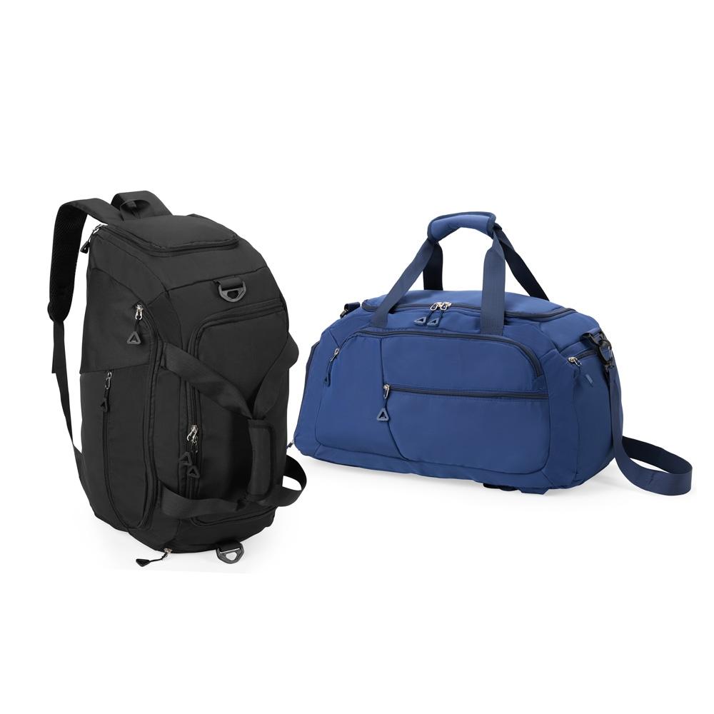 Bolsa Esportiva Oxford 42 Litros VG1667 na cor Azul escuro, brinde personalizado Sky Brindes