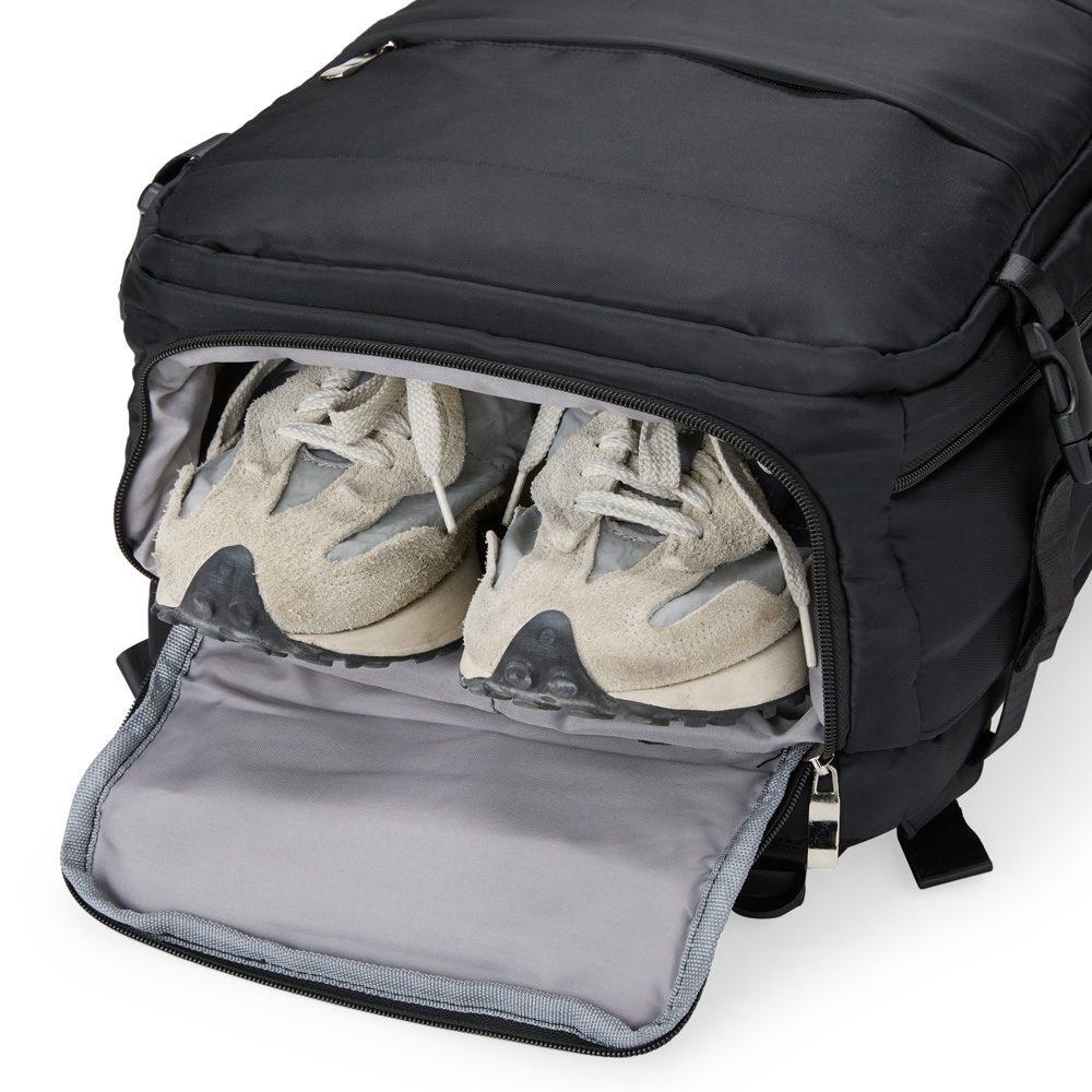 Mochila Poliéster 41 Litros VG1670 na cor Cinza, brinde personalizado Sky Brindes