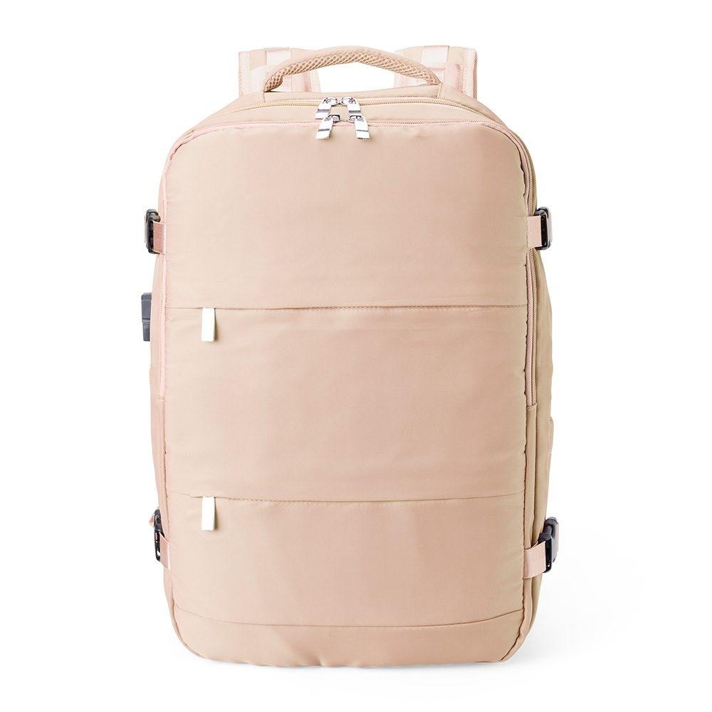 Mochila Poliéster 41 Litros VG1670 na cor Rosa, brinde personalizado Sky Brindes