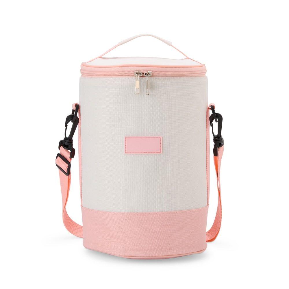 Bolsa Térmica Oxford 8 Litros VG1673 na cor Rosa, brinde personalizado Sky Brindes