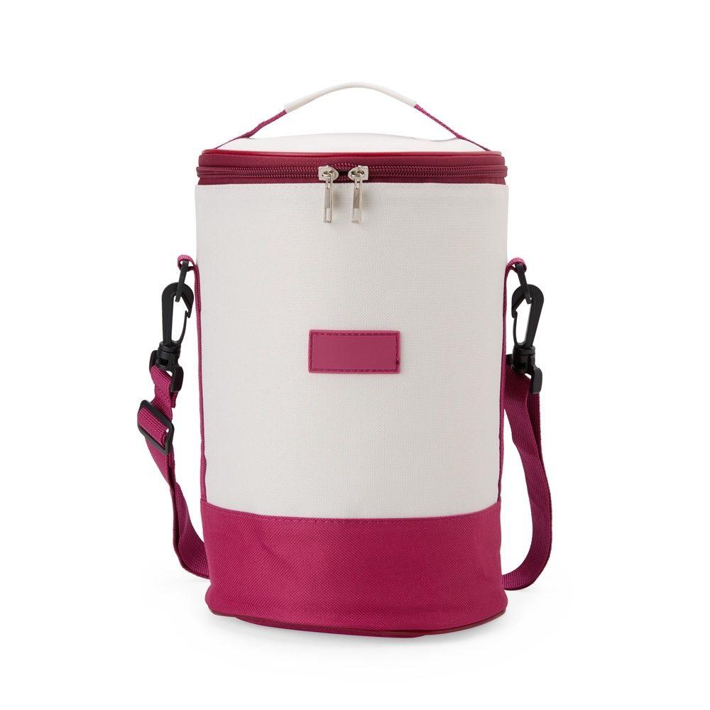 Bolsa Térmica Oxford 8 Litros VG1673 na cor Vermelho, brinde personalizado Sky Brindes
