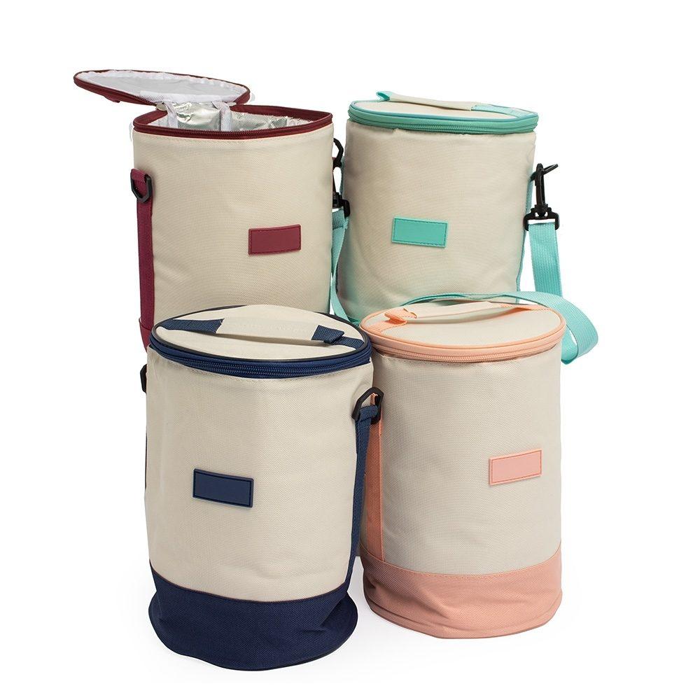 Bolsa Térmica Oxford 8 Litros VG1673 na cor Vermelho, brinde personalizado Sky Brindes