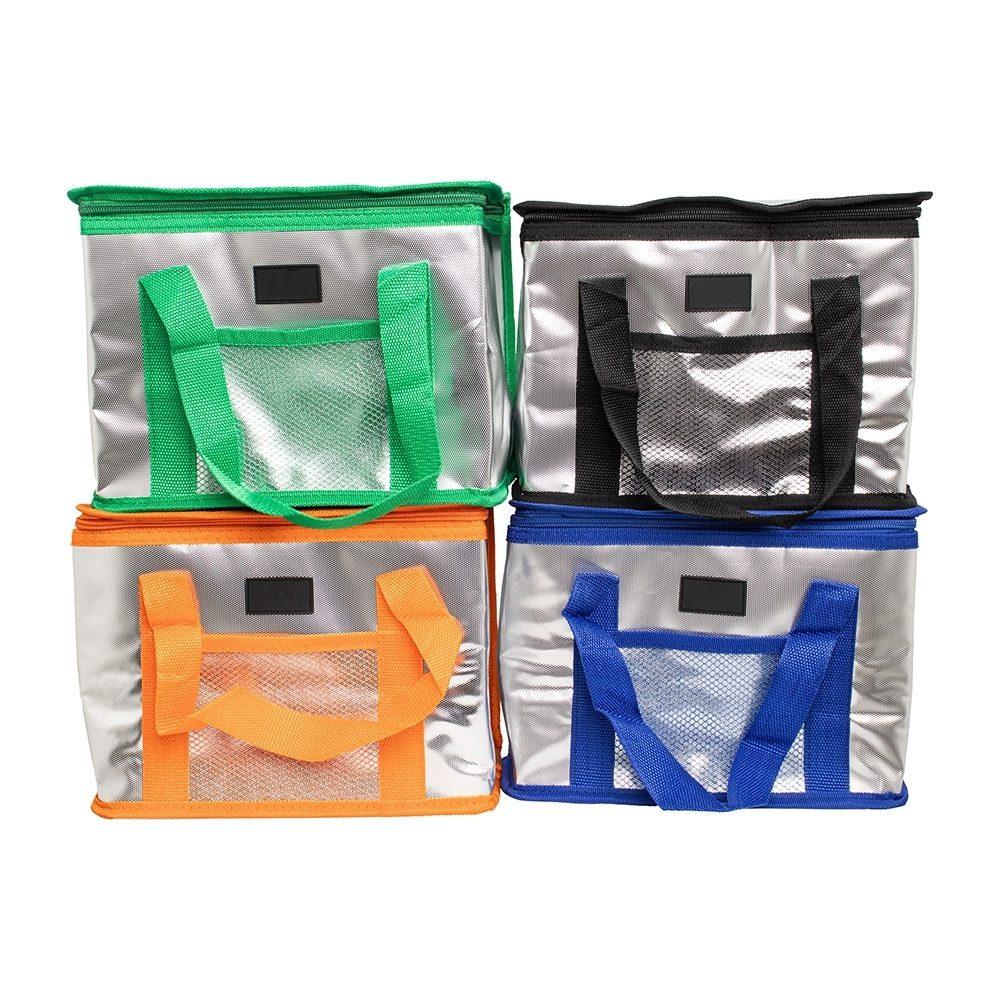 Bolsa Térmica 9,5 Litros VG1675 na cor Preto, brinde personalizado Sky Brindes
