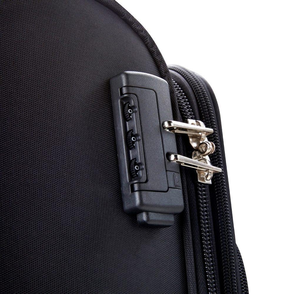 Mala de Bordo 47 Litros M VG1678 na cor Preto, brinde personalizado Sky Brindes