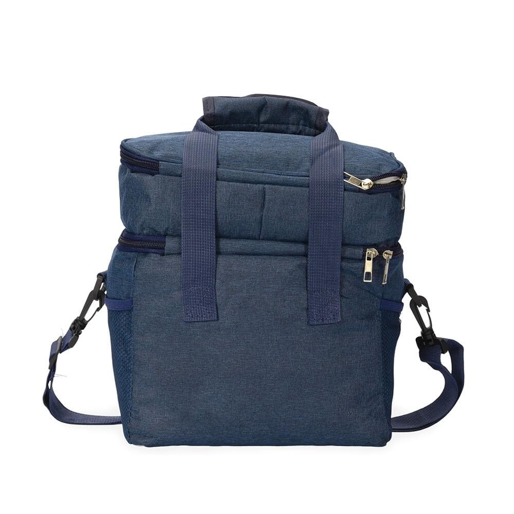 Bolsa Térmica 10 Litros VG1686 na cor Azul escuro, brinde personalizado Sky Brindes