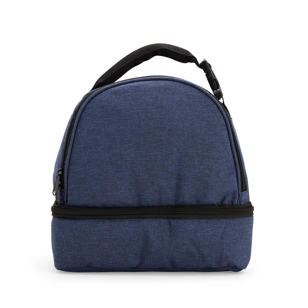 Bolsa Térmica Dupla 12 Litros VG1693 na cor Azul escuro, brinde personalizado Sky Brindes