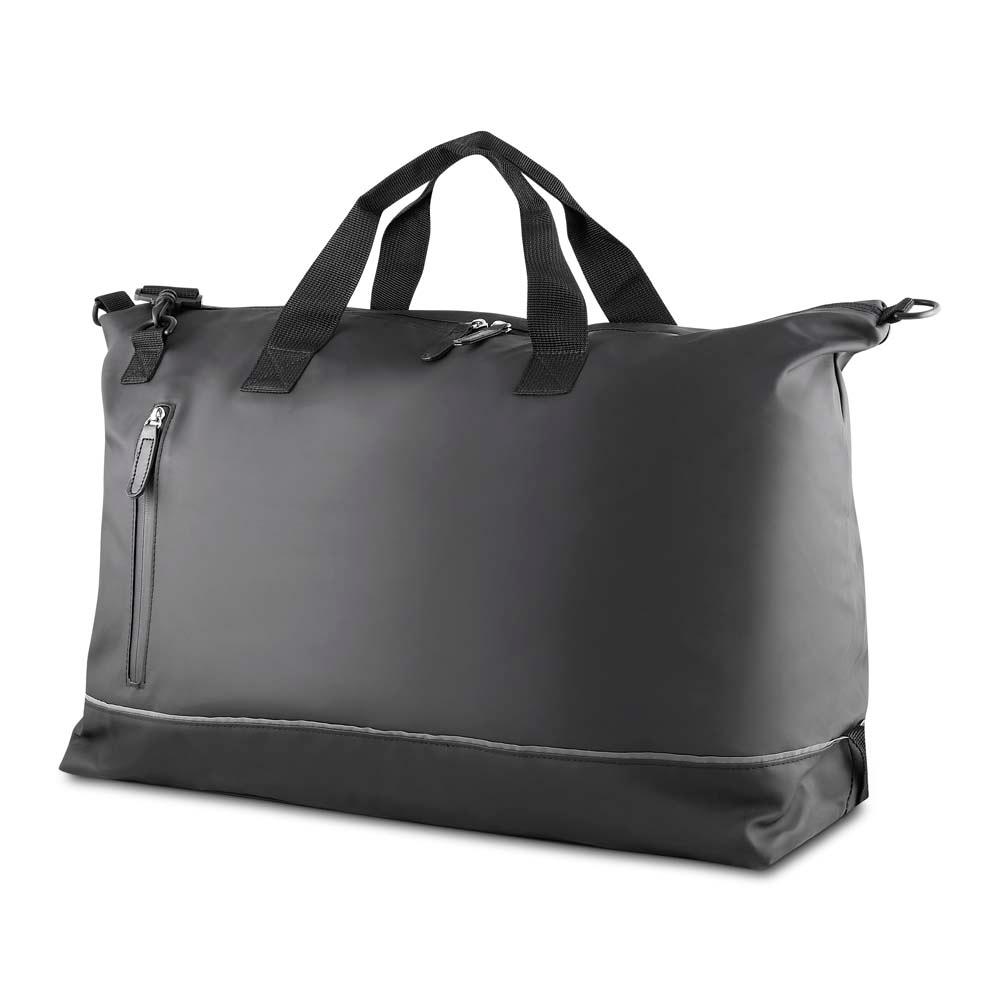 Mala Esportiva VG1697 na cor Preto, brinde personalizado Sky Brindes