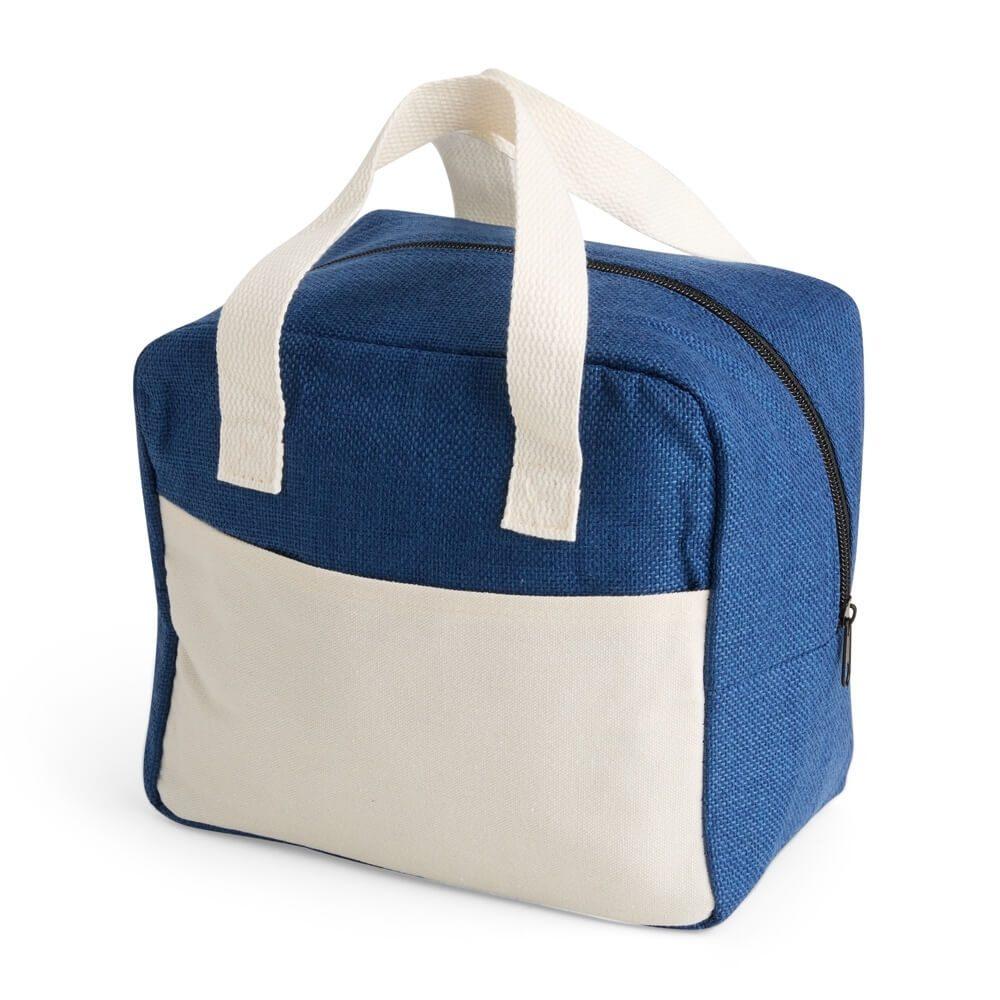 Bolsa Térmica 8 Litros VG1700 na cor Azul, brinde personalizado Sky Brindes