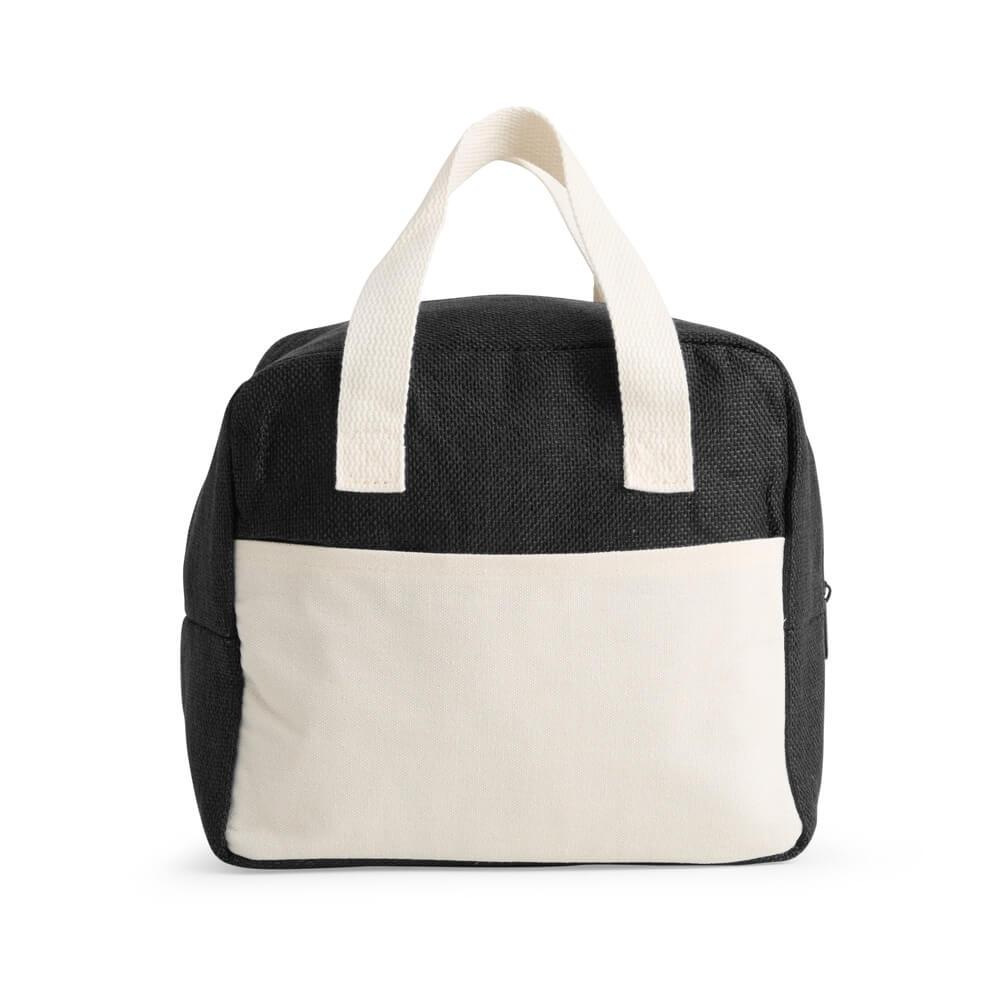 Bolsa Térmica 8 Litros VG1700 na cor Preto, brinde personalizado Sky Brindes