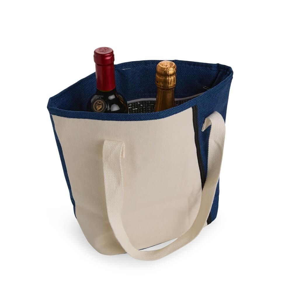 Bolsa Térmica 9 Litros VG1701 na cor Azul, brinde personalizado Sky Brindes