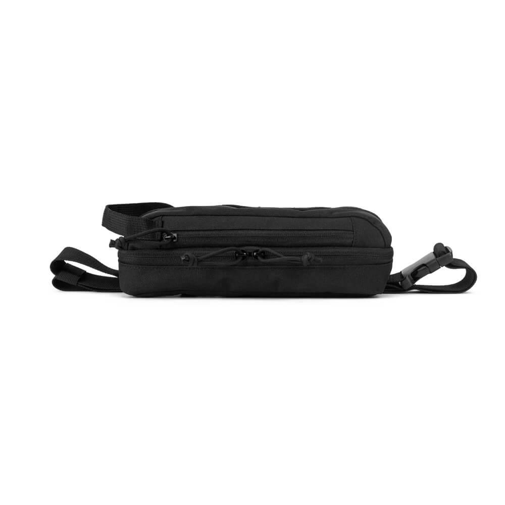 Pochete em Poliéster VG1703 na cor Preto, brinde personalizado Sky Brindes