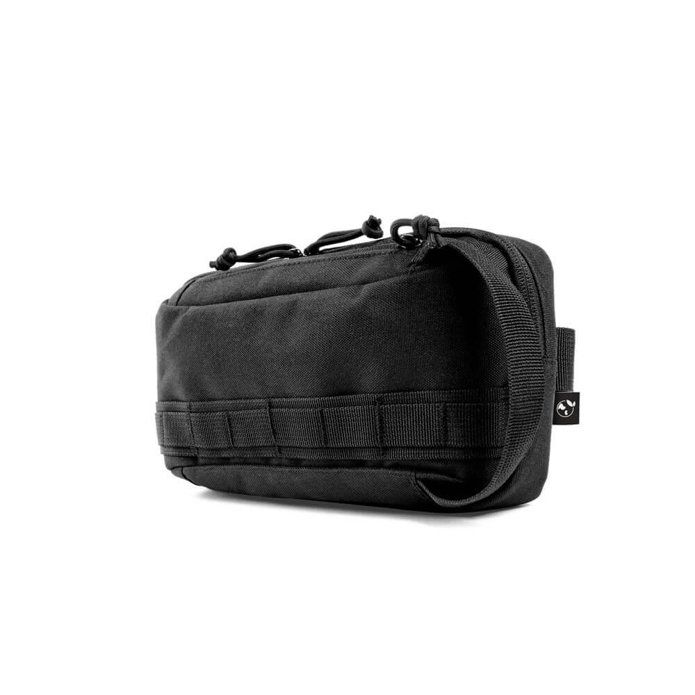 Pochete em Poliéster VG1703 na cor Preto, brinde personalizado Sky Brindes
