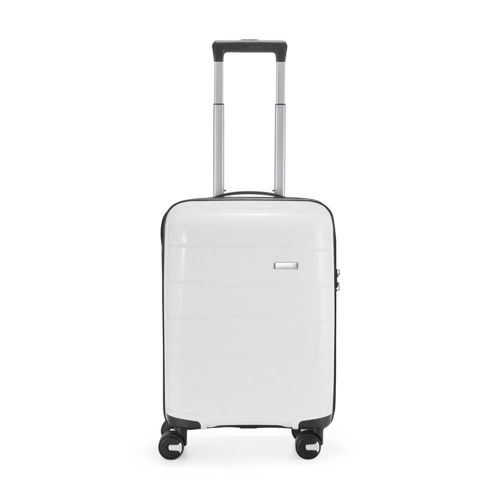 Mala de Bordo 45L VG1706 na cor Branco, brinde personalizado Sky Brindes