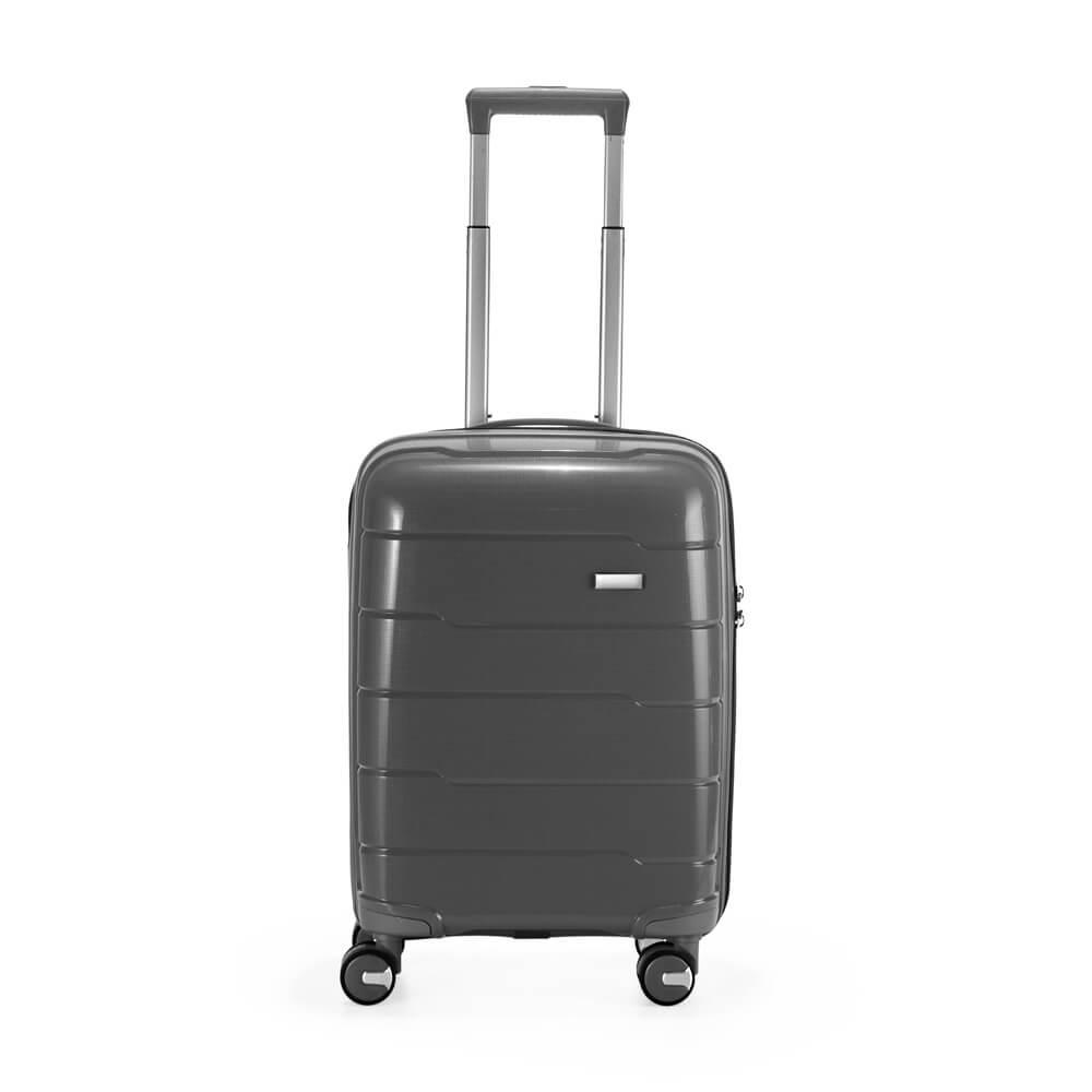 Mala de Bordo 45L VG1706 na cor Cinza escuro, brinde personalizado Sky Brindes
