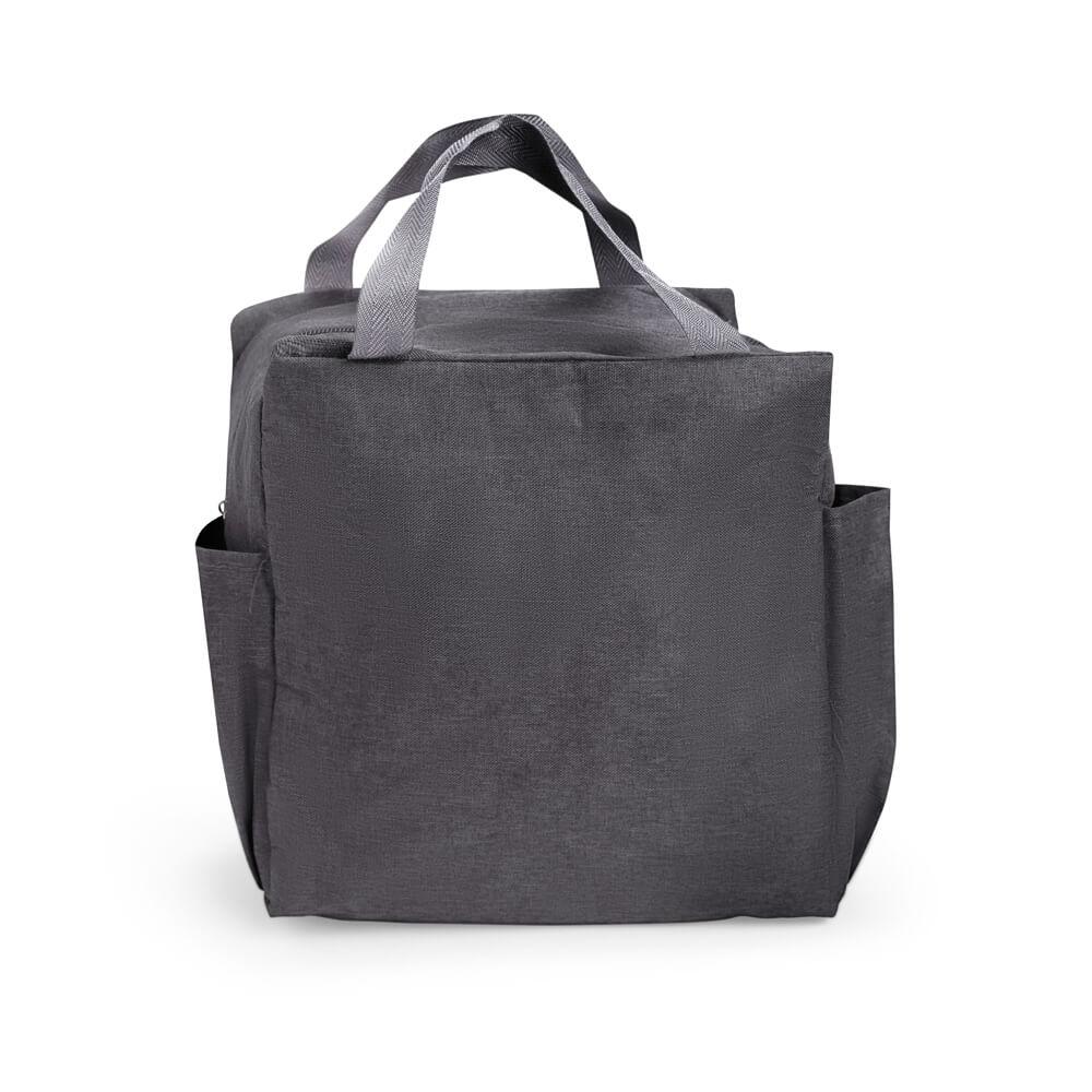 Bolsa Térmica 12L VG1712 na cor Cinza, brinde personalizado Sky Brindes
