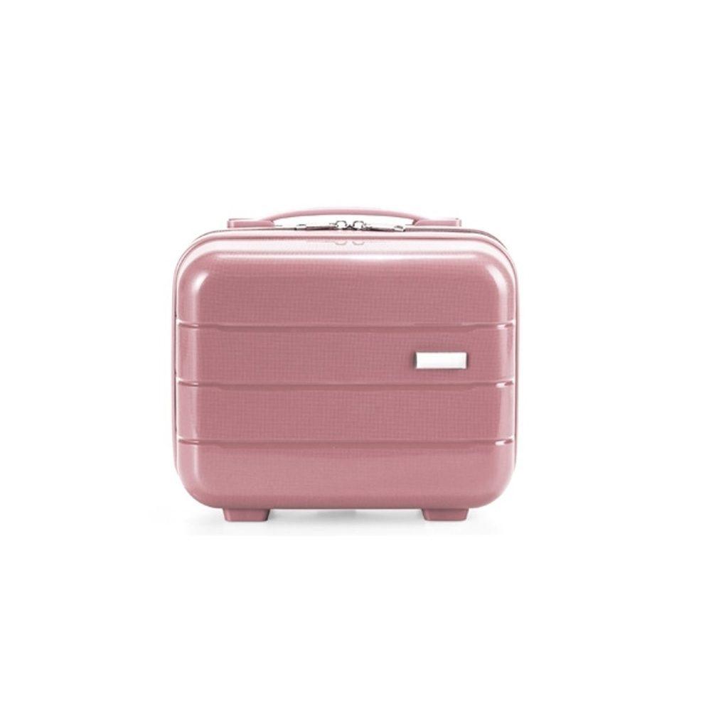 Frasqueira Plástica VG1716 na cor Rosa, brinde personalizado Sky Brindes