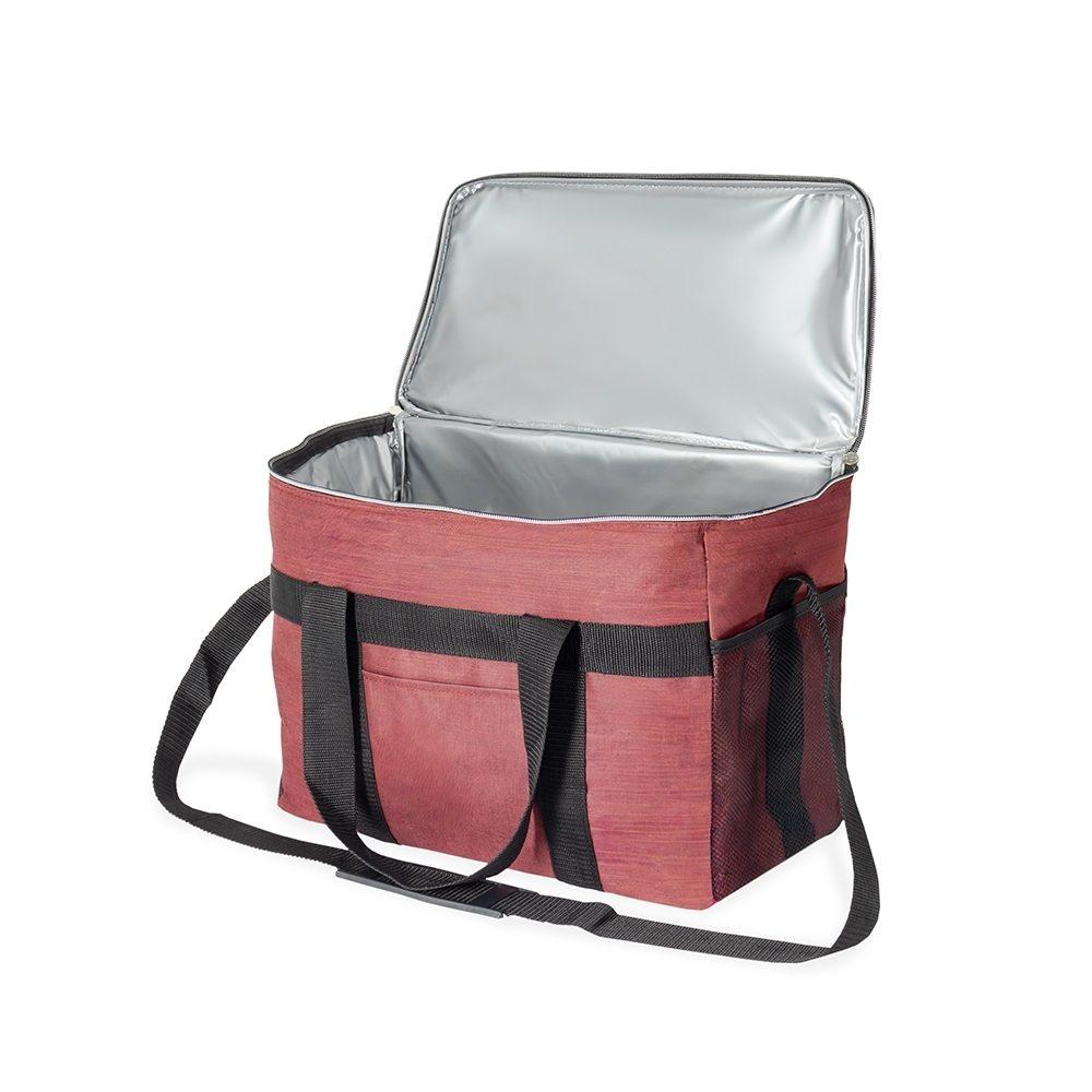 Bolsa Térmica 31 Litros VG1725 na cor Vermelho, brinde personalizado Sky Brindes