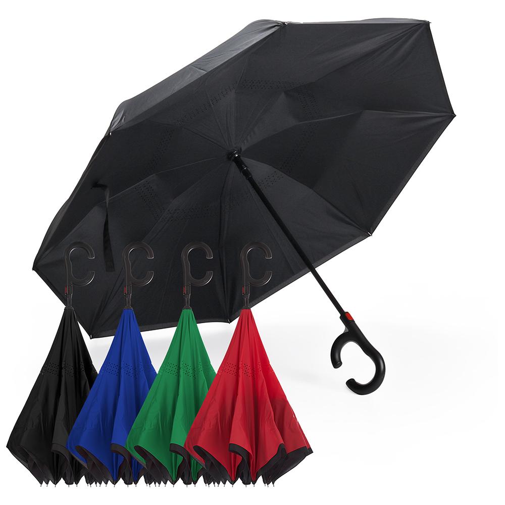Guarda-chuva VG1730 na cor Azul, brinde personalizado Sky Brindes