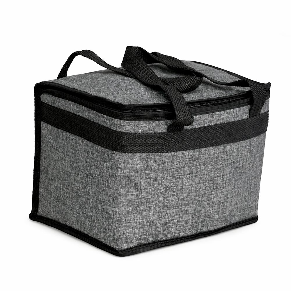 Bolsa térmica 13l VG1738 na cor Cinza, brinde personalizado Sky Brindes