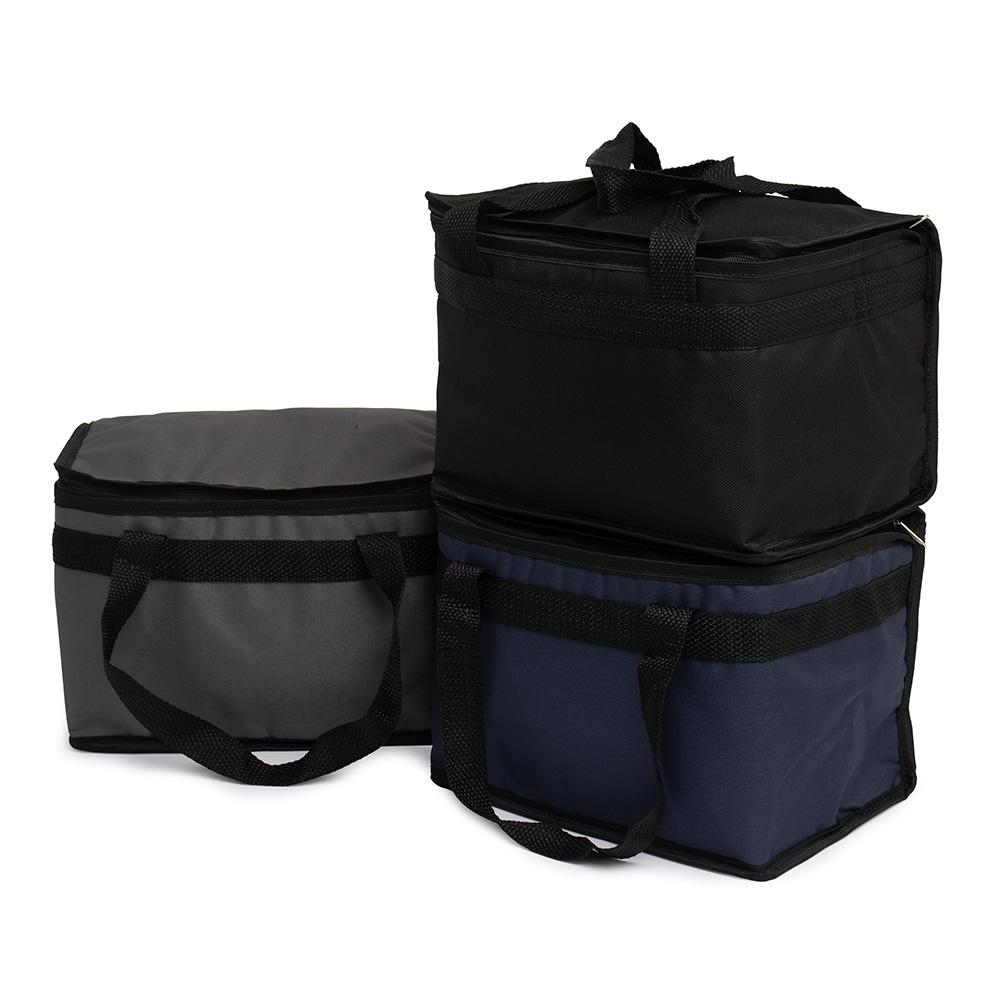 Bolsa térmica 13l VG1738 na cor Preto, brinde personalizado Sky Brindes