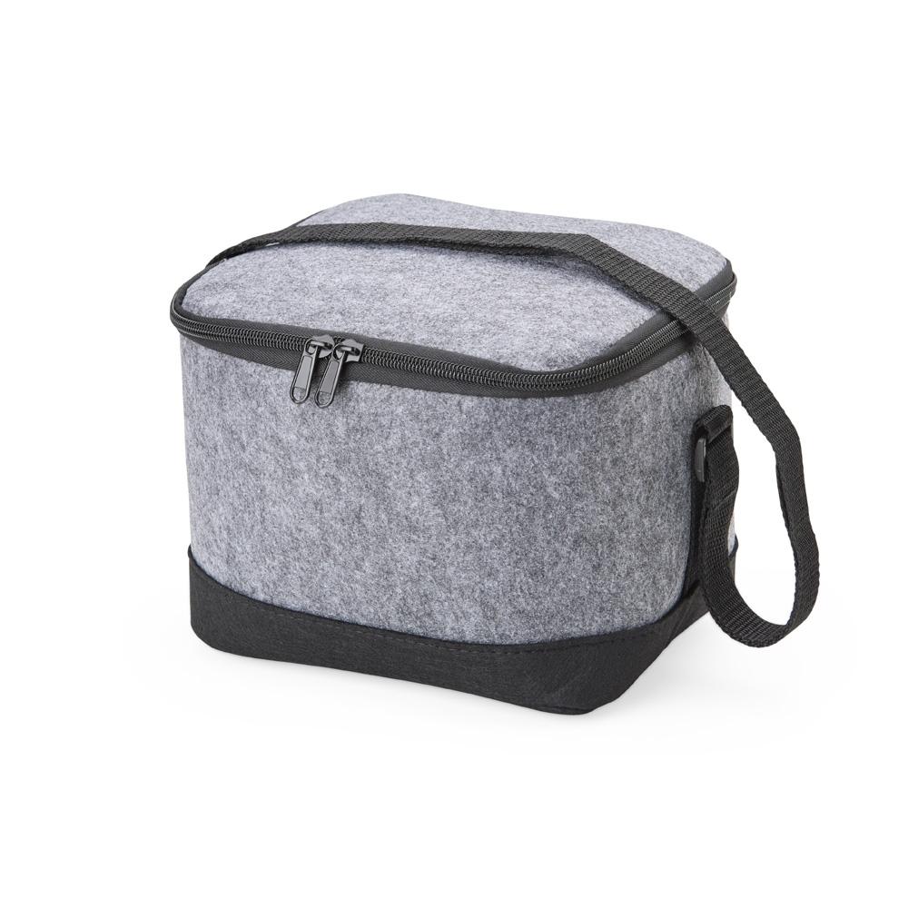 Bolsa térmica 6l VG1739 na cor Cinza, brinde personalizado Sky Brindes