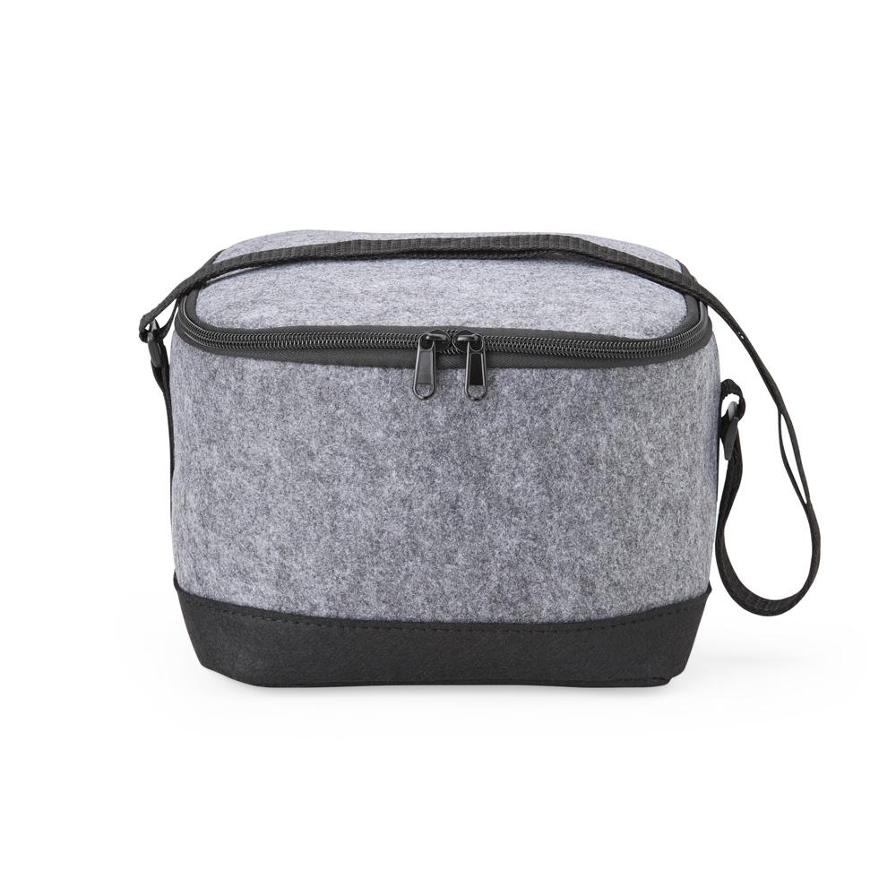 Bolsa térmica 6l VG1739 na cor Cinza, brinde personalizado Sky Brindes