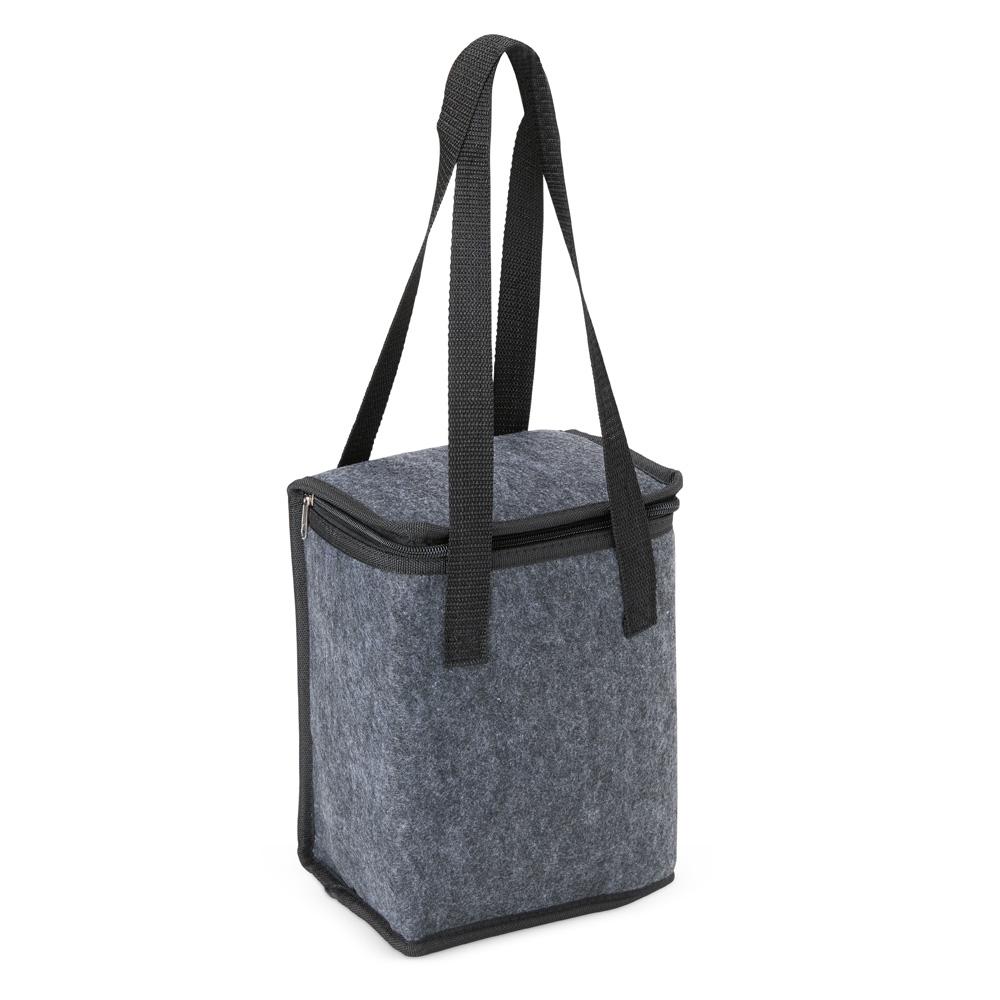 Bolsa térmica 7l VG1742 na cor Preto, brinde personalizado Sky Brindes