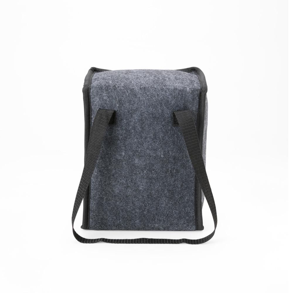 Bolsa térmica 7l VG1742 na cor Preto, brinde personalizado Sky Brindes