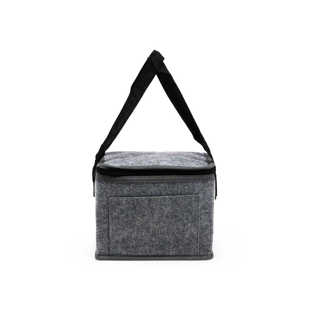 Bolsa térmica 6l VG1743 na cor Cinza, brinde personalizado Sky Brindes