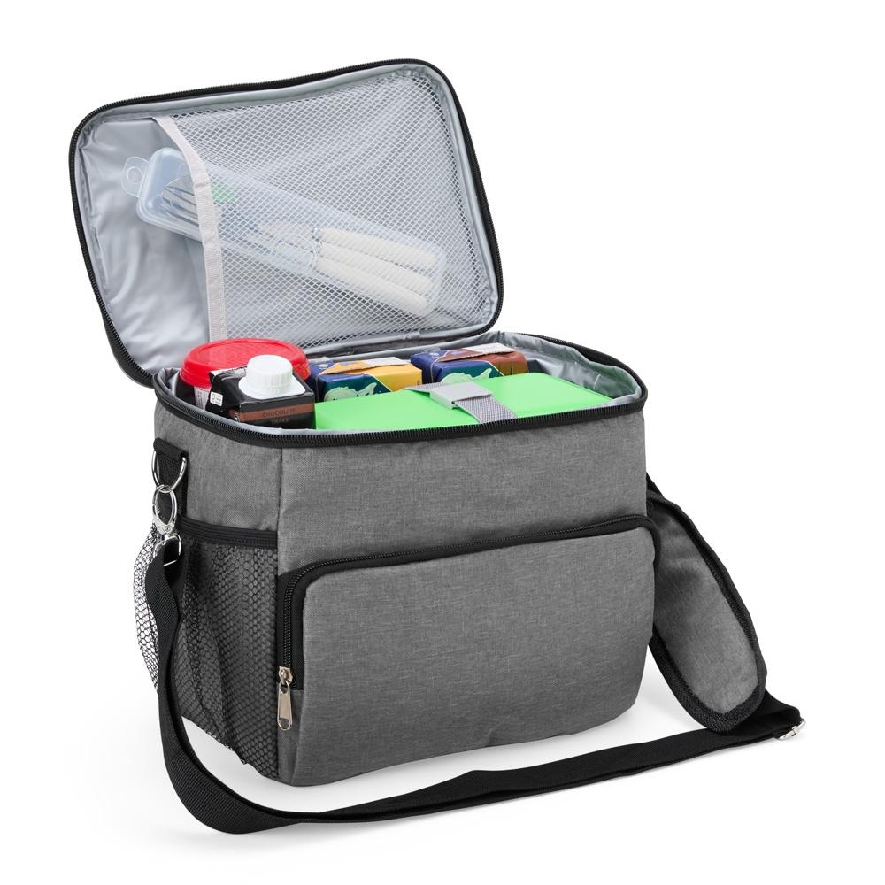 Bolsa térmica 11l VG1744 na cor Preto, brinde personalizado Sky Brindes