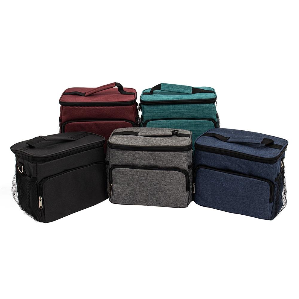 Bolsa térmica 11l VG1744 na cor Preto, brinde personalizado Sky Brindes