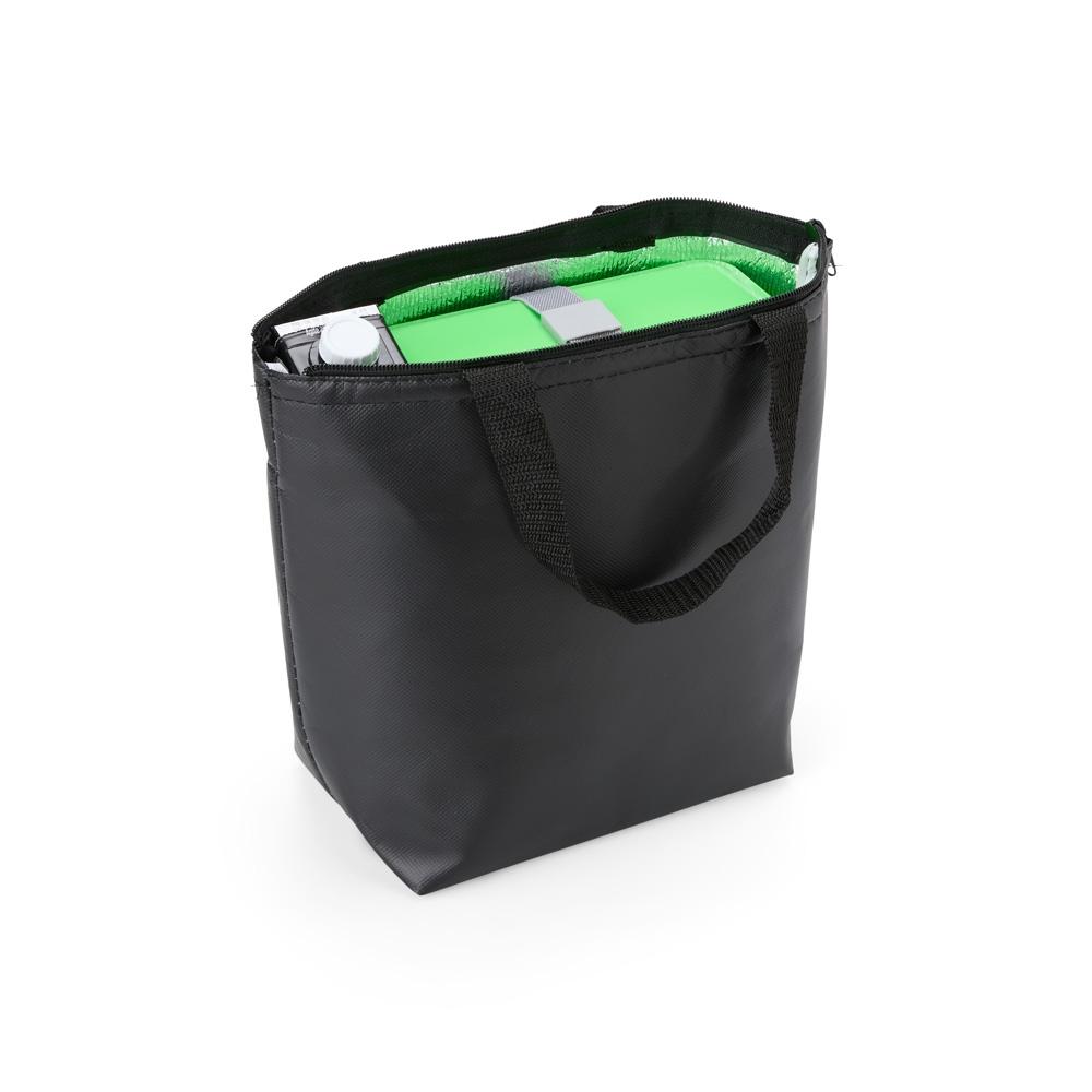 Bolsa térmica 7l VG1745 na cor Preto, brinde personalizado Sky Brindes