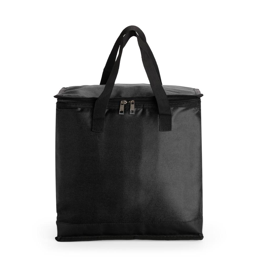 Bolsa térmica 27l VG1747 na cor Preto, brinde personalizado Sky Brindes