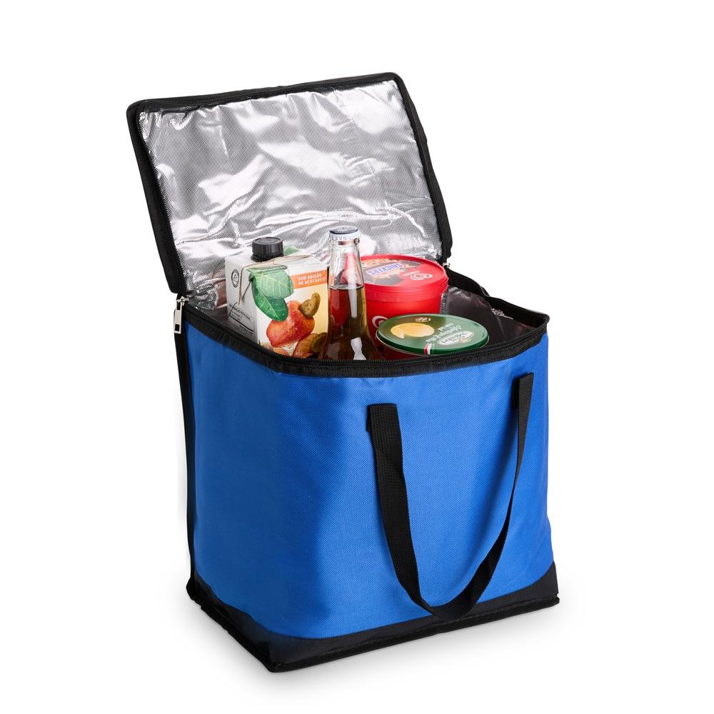 Bolsa térmica 27l VG1747 na cor Preto, brinde personalizado Sky Brindes