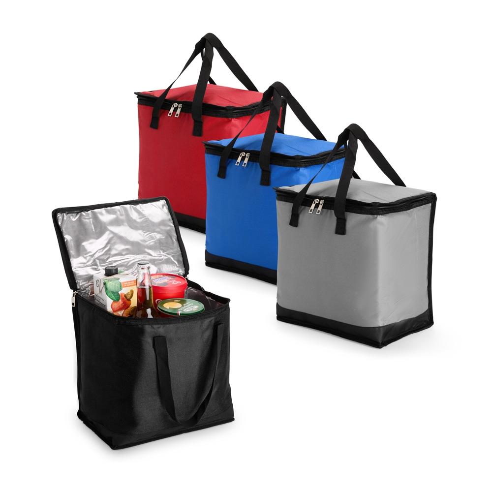 Bolsa térmica 27l VG1747 na cor Preto, brinde personalizado Sky Brindes