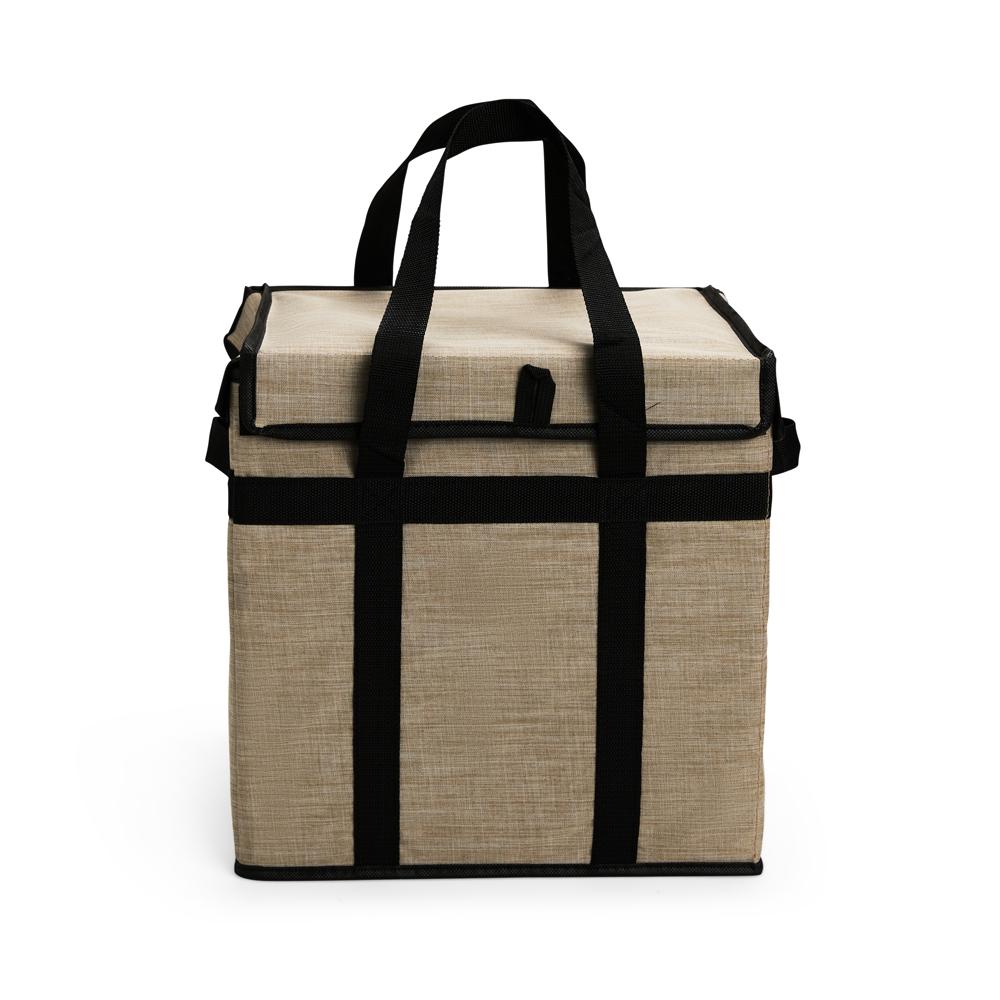 Bolsa térmica 35l VG1749 na cor Bege, brinde personalizado Sky Brindes